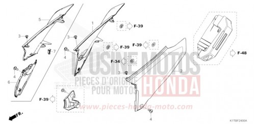 SIDE COVER CRF300LAS de 2025